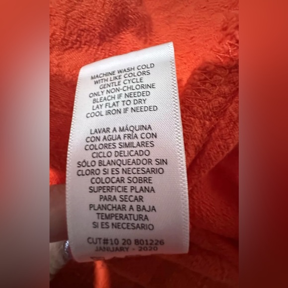 $236 Love, Whit by Whitney Port RTR Red Ruffle Skirt professional casual Small - Picture 9 of 9